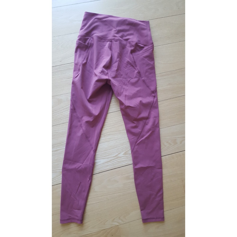SAVVI brand Women dusty rose High Waisted Leggings with Pockets Size M - Picture 8 of 9